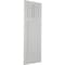 Ekena Millwork True Fit PVC San Miguel Mission Style Fixed Mount Shutters, Hailstorm Gray, 12W x 28H, PR TFP001SM12X028ST - alternate 14